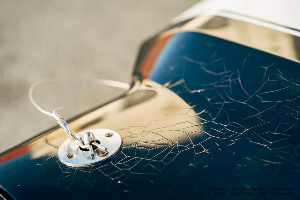 Black 1970 Chevy Chevelle hood pins