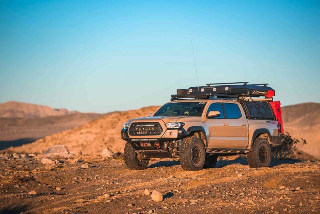 Tacoma overlanding rig with Milestar Patagonia MT tires