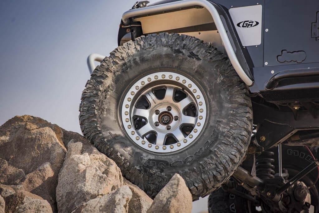 Jeep TJ on Milestar tires