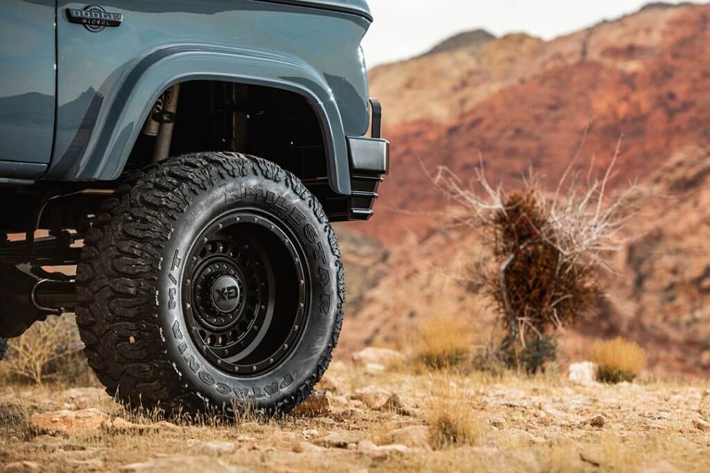 Detailed shot of Milestar Patagonia M/T tires